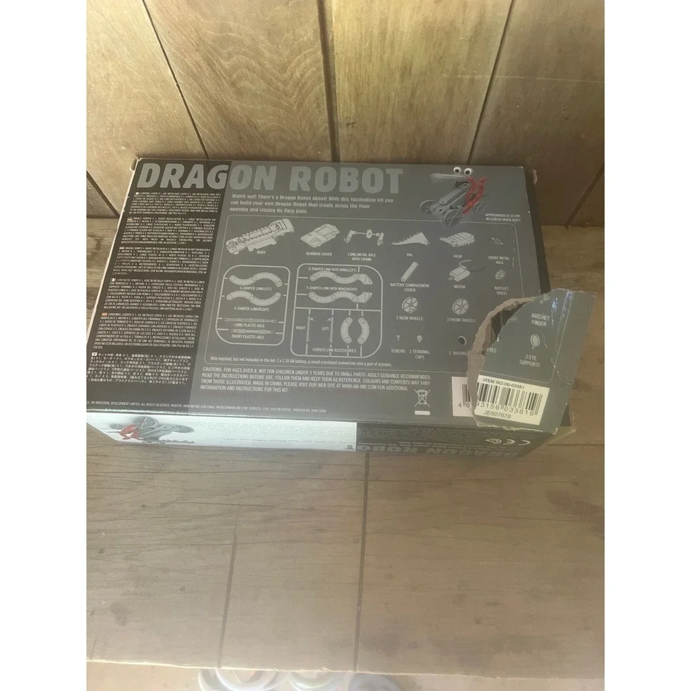4M Fun Mechanics Kit Dragon Robot DIY STEM Science Motorized Building Toy 03381